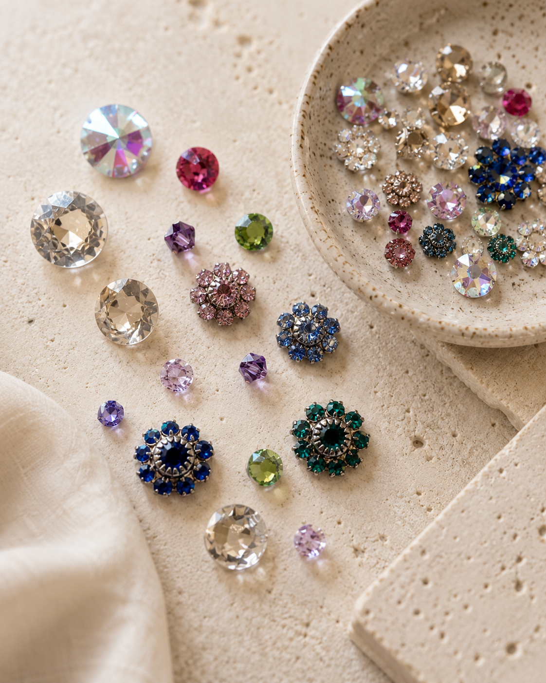 Swarovski Crystals and Rhinestones
