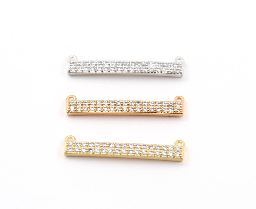 Rhodium Plated Rhodium Cubic Zirconia Gold Silver or Rose Gold