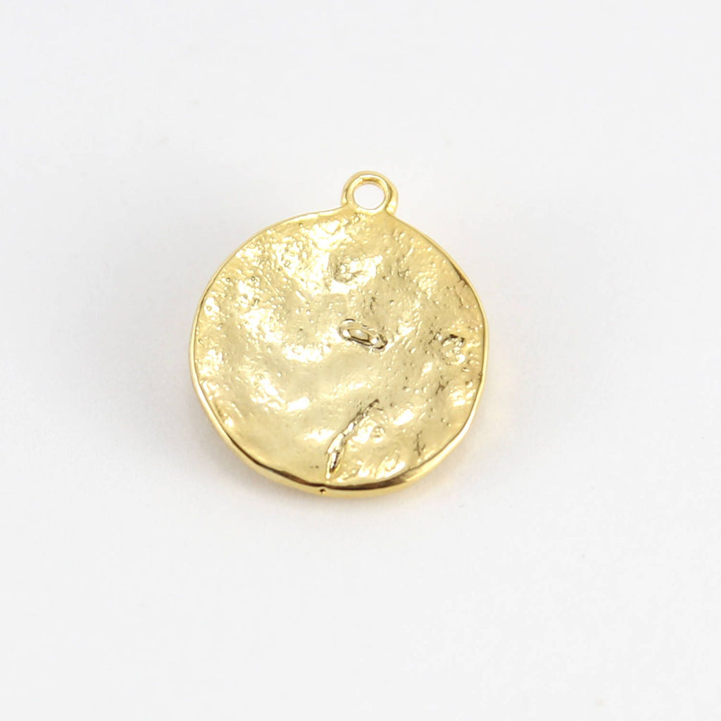 Sterling Silver or Vermeil Coin Elephant Pendant with Flat Backing