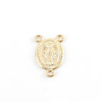 Sterling Silver or 14K Gold Filled or Virgin Mother Mary Rosary Connector