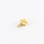 8mmx5mm Sterling Silver or Vermeil Teeny Tiny Puffy Star Charm Celestial