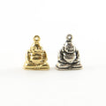 Sterling Silver or Vermeil Detailed Buddha Charm Yoga Charm