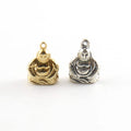 Sterling Silver or Vermeil Thick Detailed Medium Size Buddha Yoga Charm