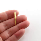 Sterling Silver or Vermeil Dagger Pendant Charm with Hole