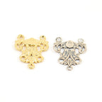 15mmx10mm Sterling Silver or Vermeil Angel with Wing Detailed Flat Y