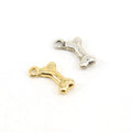 Sterling Silver or Vermeil Mini Dog Bone Charm in or Dog Lover Animal Pendant