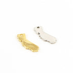 Sterling Silver or Vermeil Tiny California State Charm