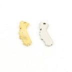 Sterling Silver or Vermeil Tiny California State Charm