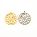 44mmx33mm Sterling Silver or Vermeil Large Filigree Art Decor Victorian Oval