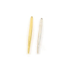 42mmx4mm Sterling Silver or Vermeil Long Spike Point Dagger Charm Pendant
