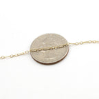 Sterling Silver or 14K Gold Filled Delicate Long and Short – Sold by the Foot
