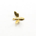 Sterling Silver or Vermeil Honey Bee or Charm Insect Nature Spring Pendant