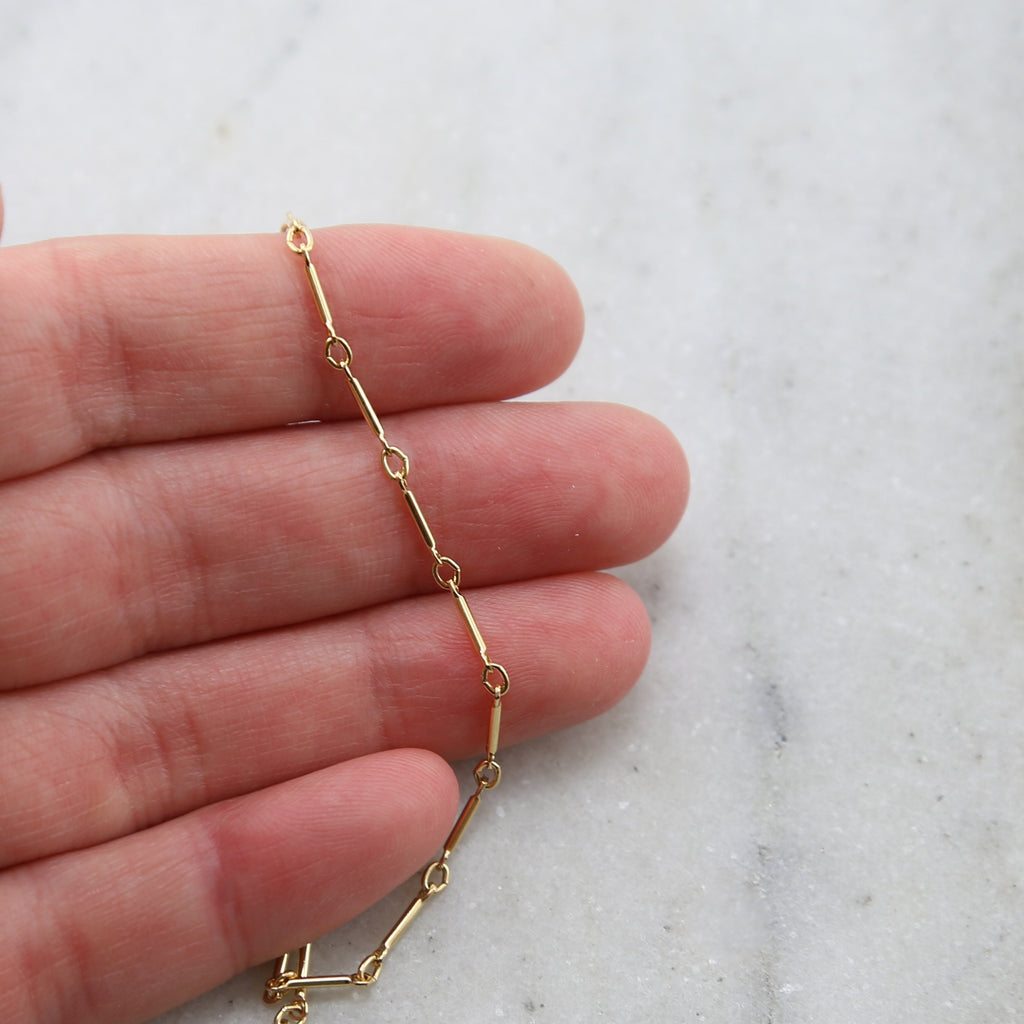8mm X1 Mm Sterling Silver or 14K Gold Filled Short – Sold by the Foot
