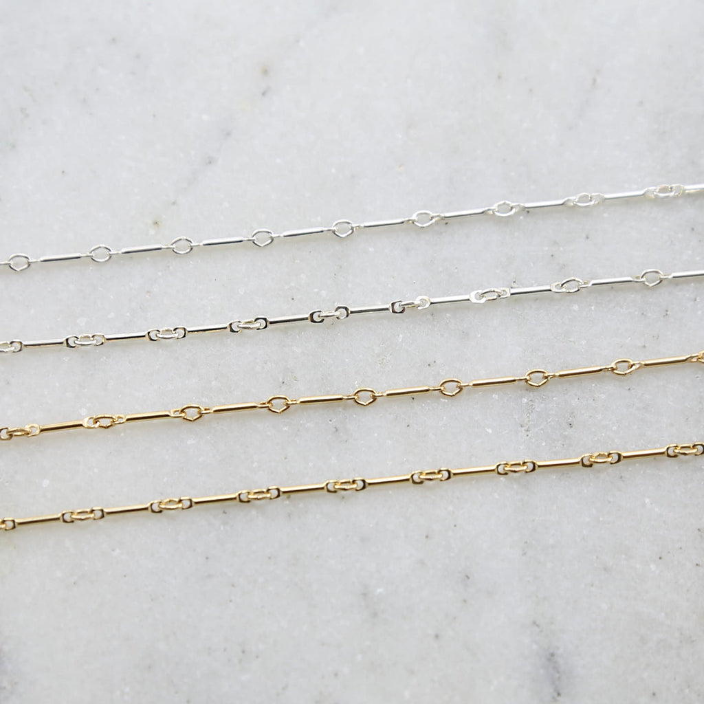 8mm X1 Mm Sterling Silver or 14K Gold Filled Short – Sold by the Foot