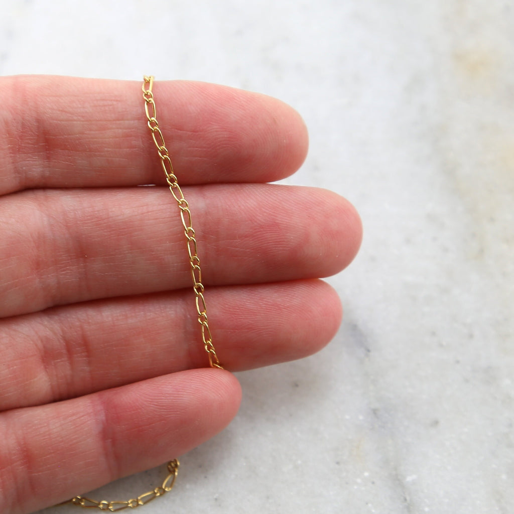 3.6mmx1.4mm Sterling Silver or 14K Gold Filled Tiny – Sold by the Foot