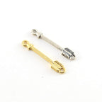 Sterling Silver or Vermeil Sideways Arrow Connector Link Charm for Necklace