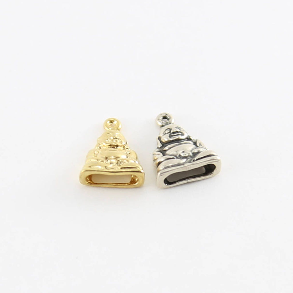 Sterling Silver or Vermeil Detailed Buddha Charm Yoga Charm