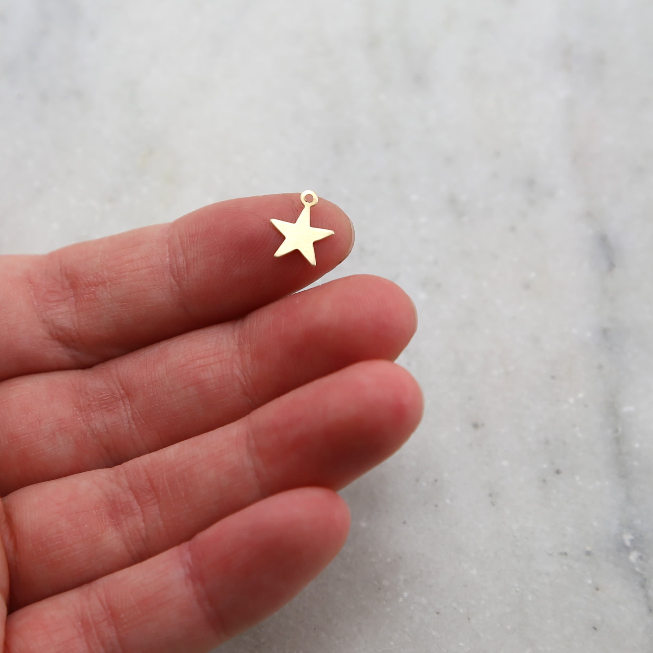 Sterling Silver or 14K Gold Filled Choose Your Star or Delicate (4pc)