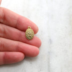 14mmx9mm Sterling Silver or Vermeil Small or Mother Mary Oval Charm
