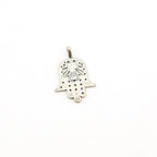 Sterling Silver Large Hamsa Filigree Life Charm