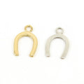 Sterling Silver or Vermeil Flat Horseshoe Good Luck Horse Lover Charm