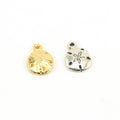 10mmx6mm Sterling Silver or Vermeil Tiny Small Sand Dollar Ocean Nautical