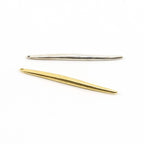 42mmx4mm Sterling Silver or Vermeil Long Spike Point Dagger Charm Pendant