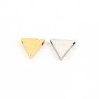 Sterling Silver or Vermeil Thick Triangle Bead Connector Piece for Necklace