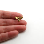 Sterling Silver or Vermeil Honey Bee or Charm Insect Nature Spring Pendant