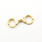 Vermeil Large Handcuff Charm Police Sheriff Law Enforcement