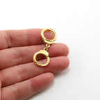Vermeil Large Handcuff Charm Police Sheriff Law Enforcement