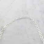 Sterling Silver Oval Link Chain with Small Circle 5 x 2.7mm – Sold by the Foot