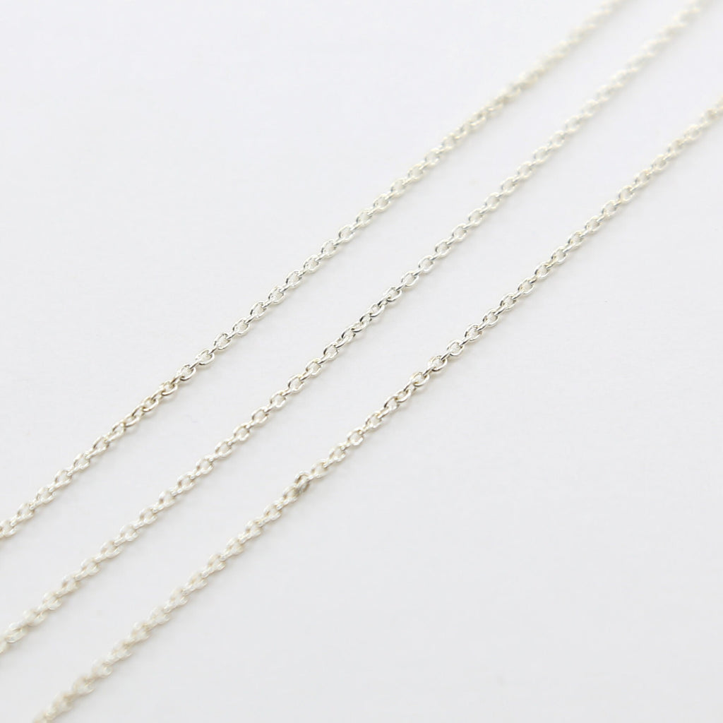 Sterling Silver Small Thick Dainty Chain – Sold by the Foot