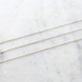 Sterling Silver Small Thick Dainty Chain – Sold by the Foot