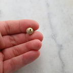 Rhodium Plated 8mm Large Pave Cubic Zirconia Ball Spacer Bead