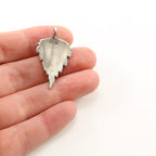 Sterling Silver Detailed Birch Leaf Tree Nature Inspired Charms