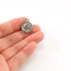 Sterling Silver or Vermeil or Marie-Madelene Saint Portrait Rosary Prayer