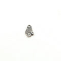 Sterling Silver Tiny Organic Whimsical Curly Design Leaf Teardrop Charm