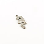 Sterling Silver Detailed Dragon Skeleton Charm for Him Fantasy Pendant – Antique Silver