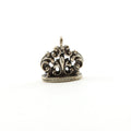 Sterling Silver Thick Sturdy 3D Fleur Di Lis Charm Pendant