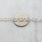 5mmx6mm Sterling Silver Oval Link Dainty Chain Perfect – Sold by the Foot