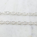 5mmx6mm Sterling Silver Oval Link Dainty Chain Perfect – Sold by the Foot