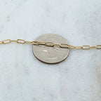 Sterling Silver or 14K Gold Filled 6mm x 2.5mm Thick – Sold by the Foot
