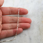Sterling Silver 3.6mm x 1.6mm Large Faceted Elongated – Sold by the Foot