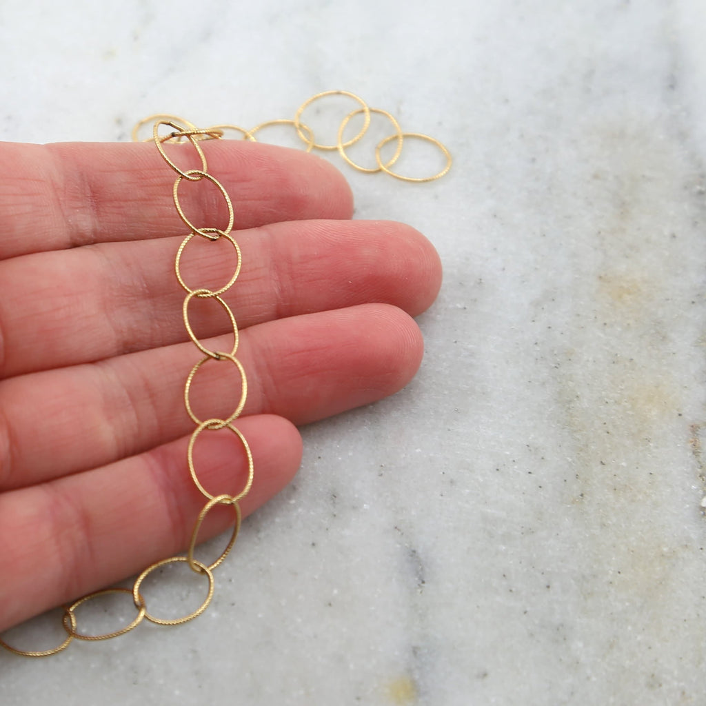 Sterling Silver or 14K Gold Filled 9mm Thin Lightweight – Sold by the Foot