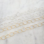 Sterling Silver or 14K Gold Filled 9mm Thin Lightweight – Sold by the Foot