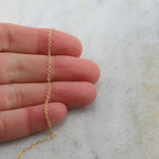 Sterling Silver or 14K Gold Filled 1.4mm x 1.6mm Dainty – Sold by the Foot