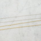 Sterling Silver or 14K Gold Filled 1.4mm x 1.6mm Dainty – Sold by the Foot