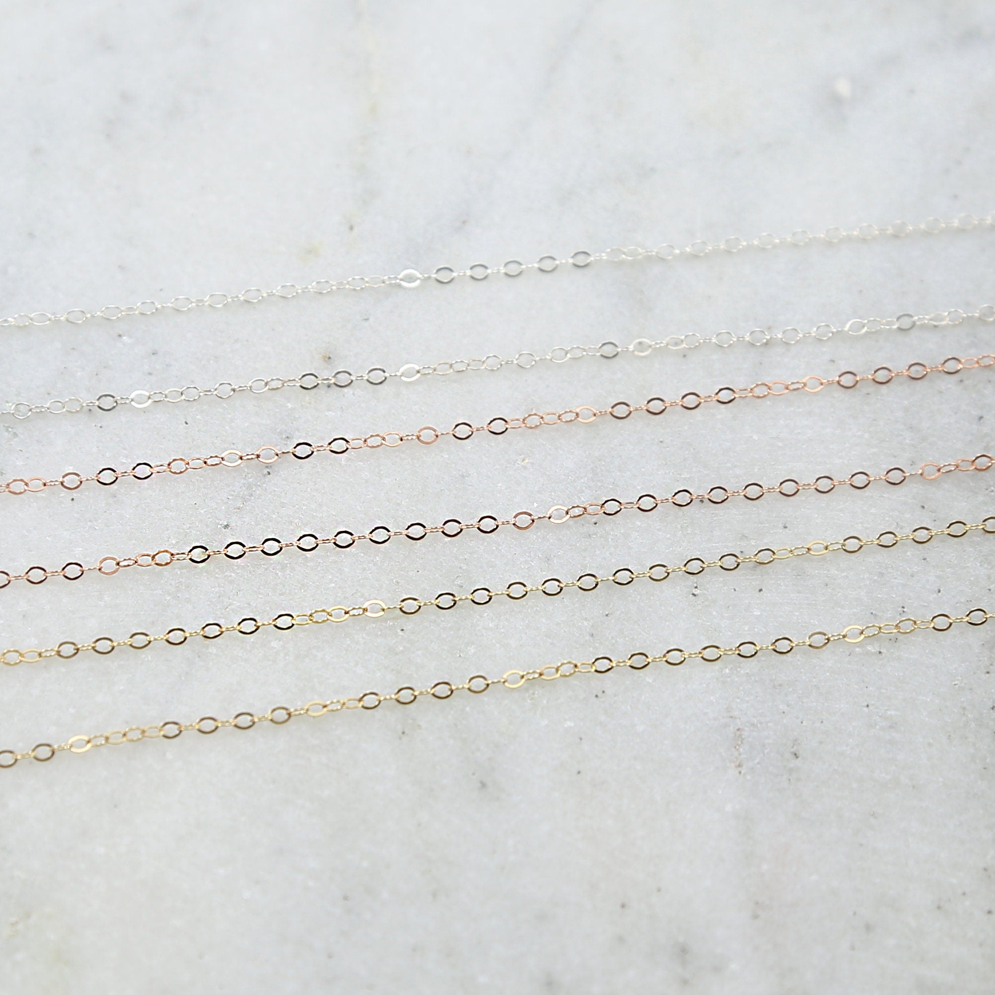 1.9mmx1.5mm Sterling Silver or 14K Gold Filled Ultra – Sold by the Foot