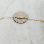 Sterling Silver or Vermeil Tiny Circle Round CZ Cubic – Sold by the Foot